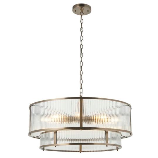 kerek elegans kerek uveg csillar bordazott sargarez bronz ebedlo vilagitas nappali lampa fuggesztek mediterran amerikai cottage angol lakas nagypolgari polgari 1234.jpg